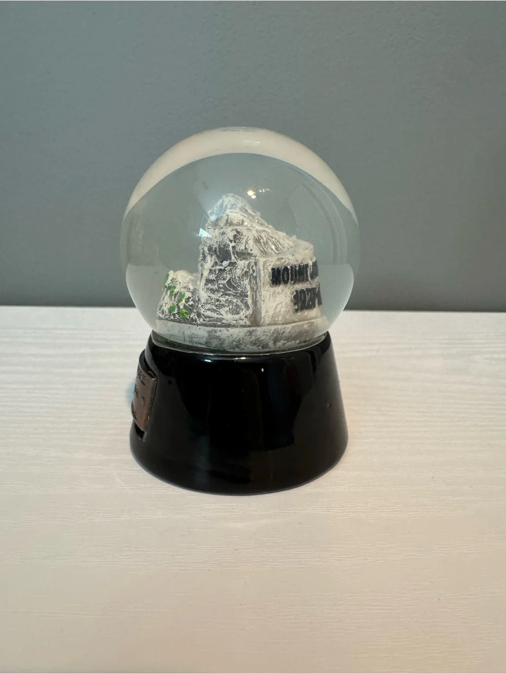 Mount Rushmore Snow Globe with Black Base